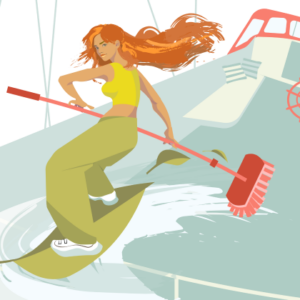 Yacht cleaning