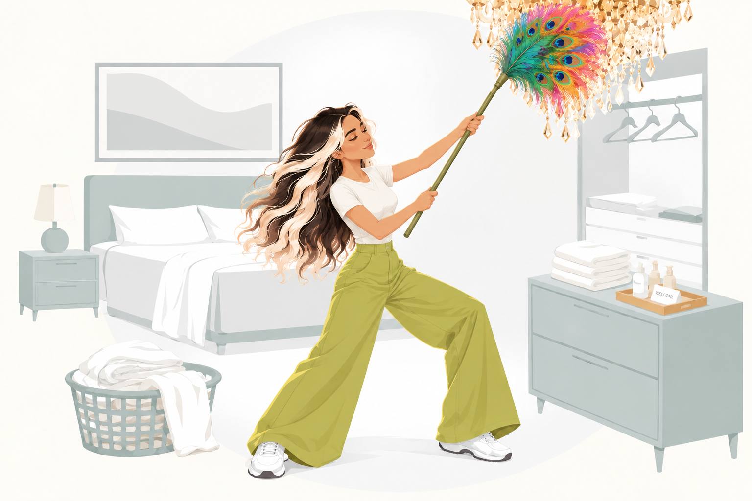 Pre-Check-In Cleaning
